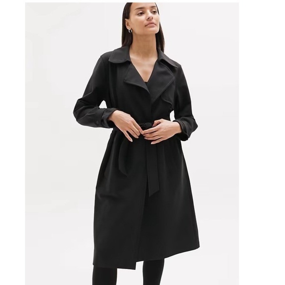 Athleta Womens Stellar Trench Coat Jacket XS